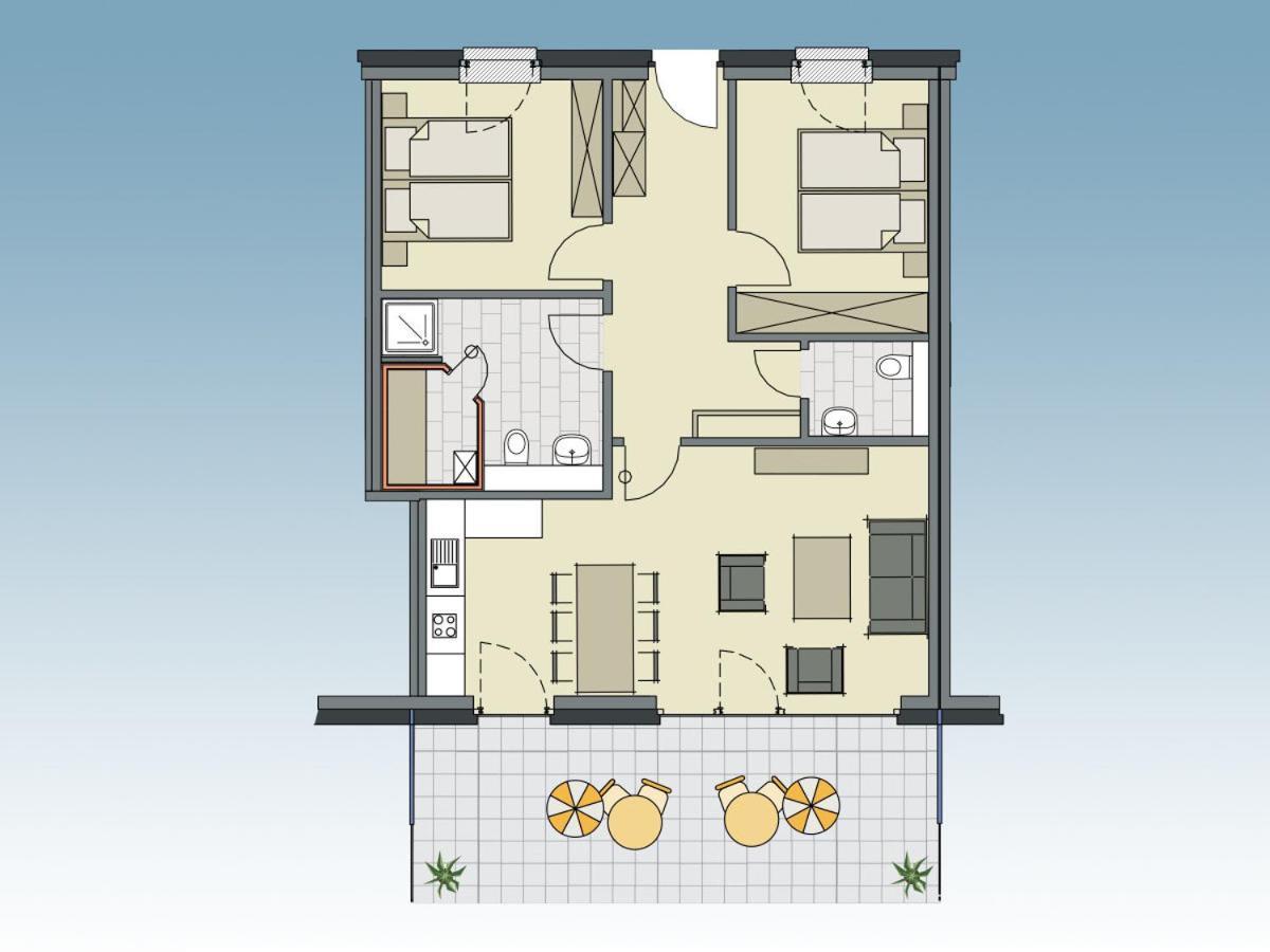 5 Sterne Penthouse Deichsuite Büsum Extérieur photo